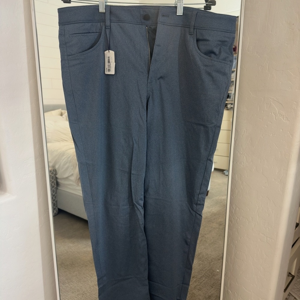 johnnie-O Heather Blue Men's Pants